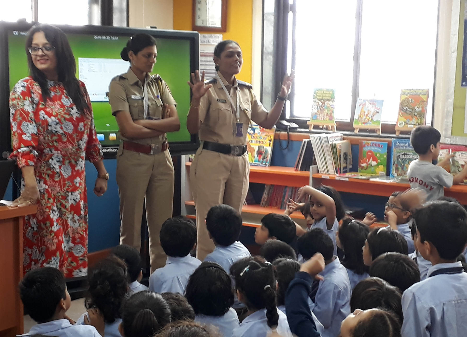 A presentation by G-South Police on safety measures.