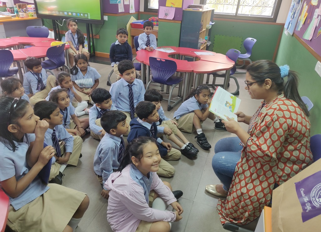 Parent Read Aloud session by Ms. Krisha Bajaj.