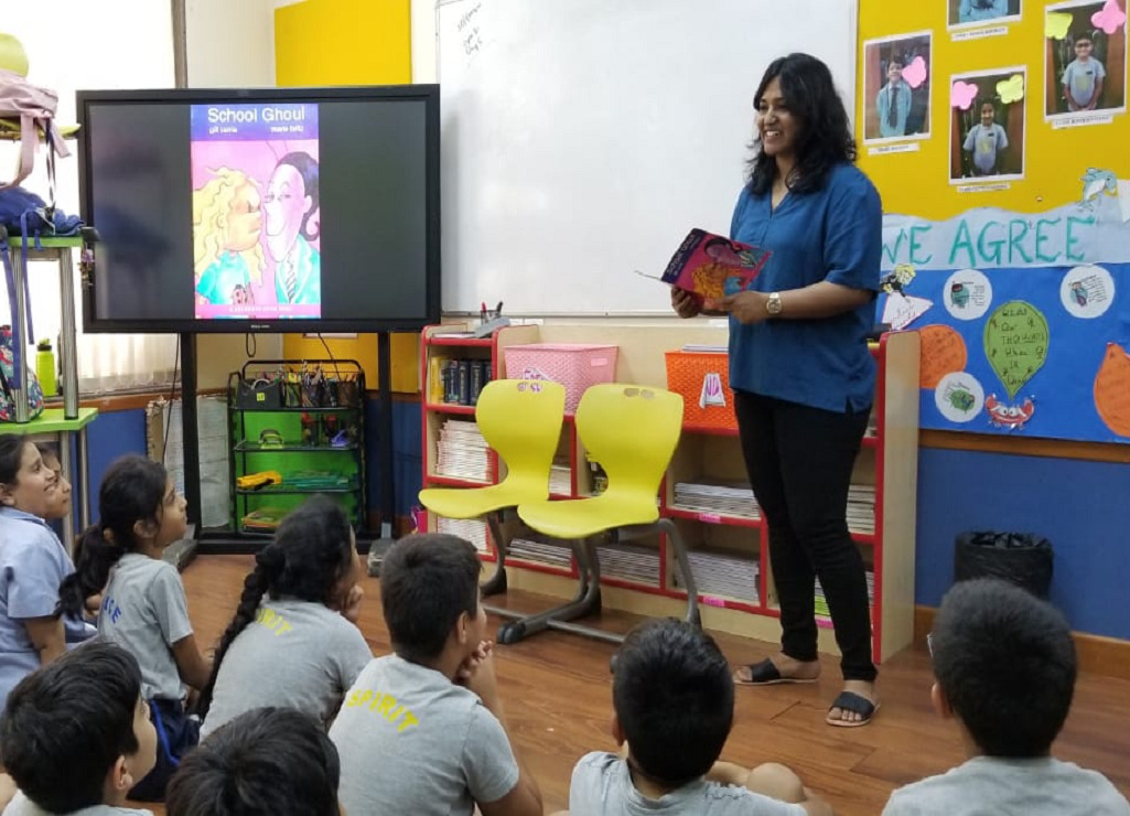 Parent Read Aloud session by Mrs. Melody Sanda.