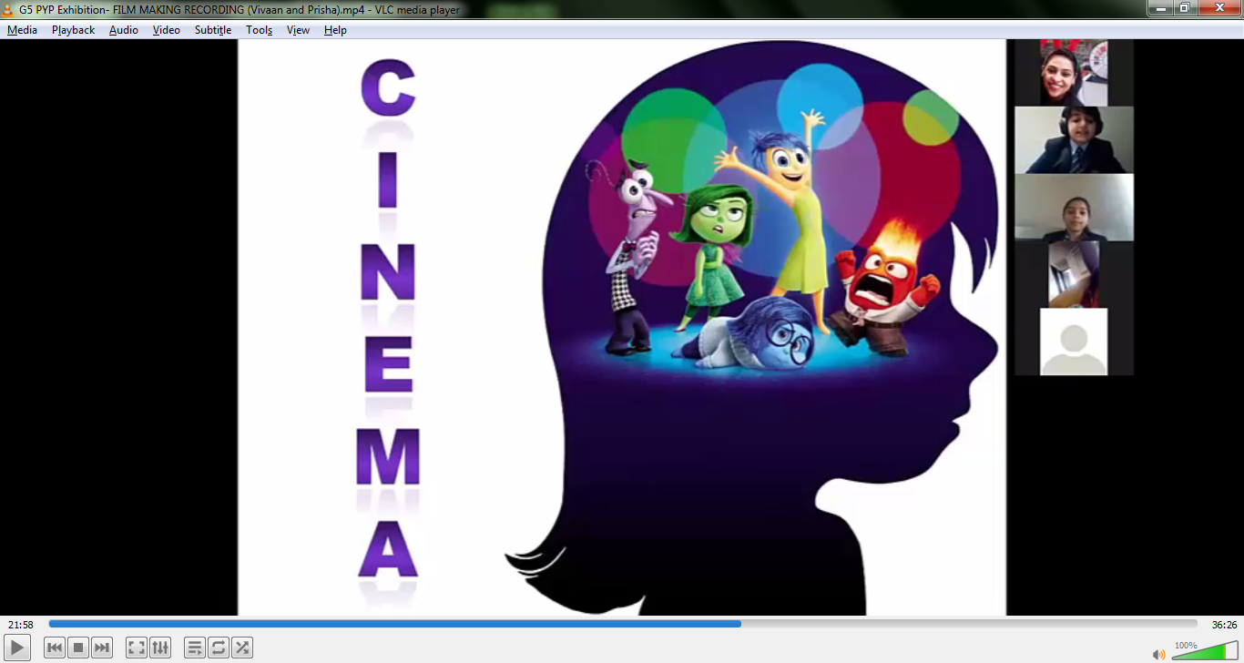 Cinema - illustrated slide on film and imagination